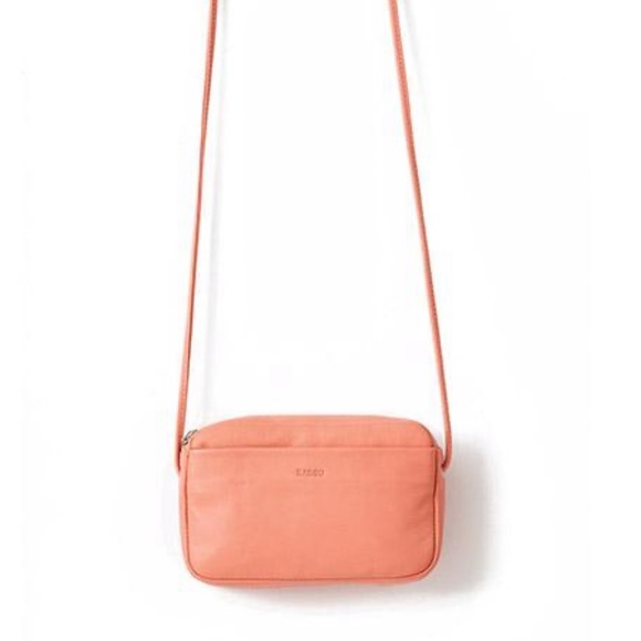 BAGGU Handbags - Baggu Coral Mini Leather Crossbody Purse